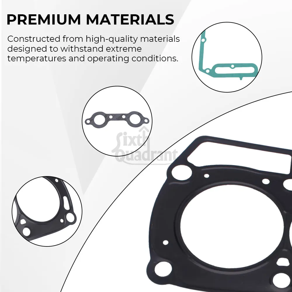 UTV Top & Bottom End Cylinder Gasket Leak-free Seals Kit For Polaris RZR S 4 800 Ranger 800 Crew/Midsize 2011-2017 Accessories