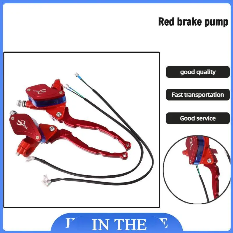 Motorcycle hydraulic pump, motorcycle front and rear brake disc brake, pump brake modification, brake oil pump
