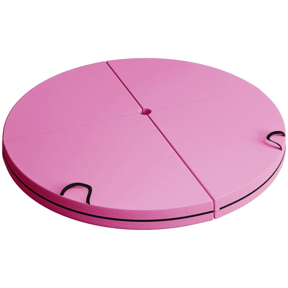 

Foldable Pole Dance Crash Mat W/ Handles, Pink