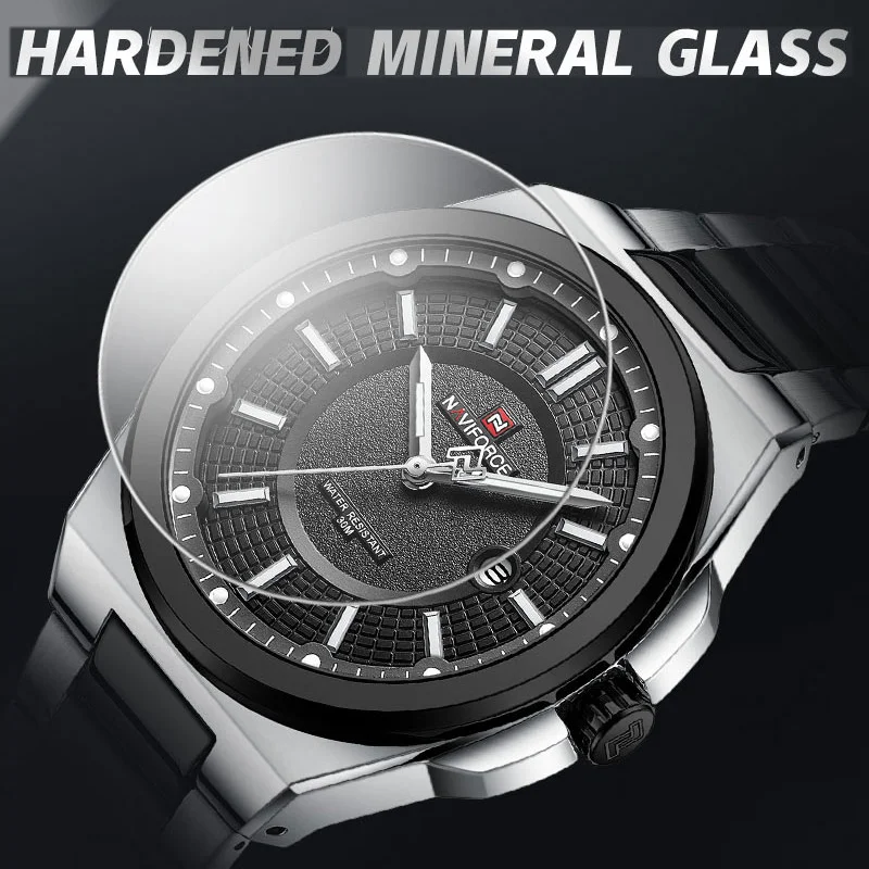 Top Brand NAVIFORCE Men Quartz Watch Stainless Steel Band Casual Sport Male WristWatch Luminous Hot Sale Relogio Masculino