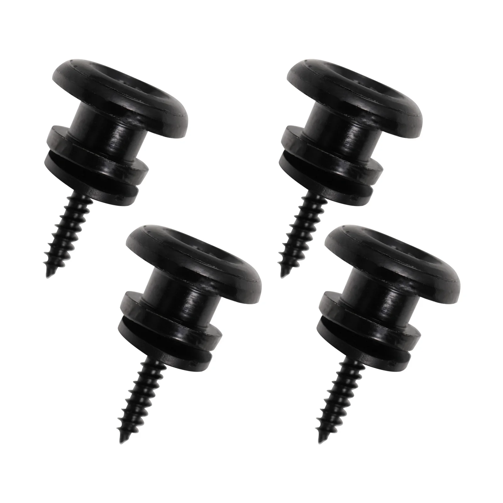 

4 pcs Metal Guitar Strap Button Mushroom Head Durable Rustproof For Acoustic Electric Bass End Flat Head Lock Straps Guitar