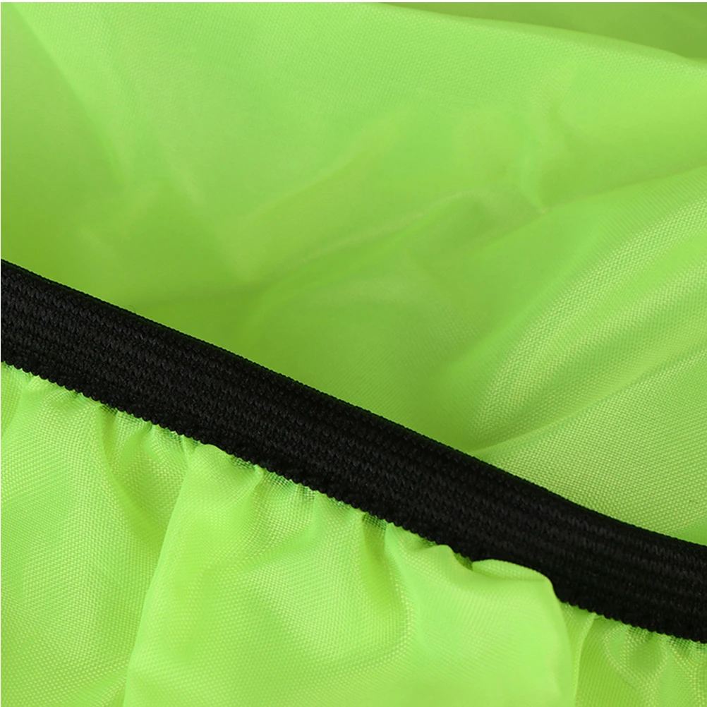 

22 Inches Fluorescent Green Elastic Bike Rain Cover Waterproof Windproof Foldable Lightweight Rear Shelf Luggage Protection Rain