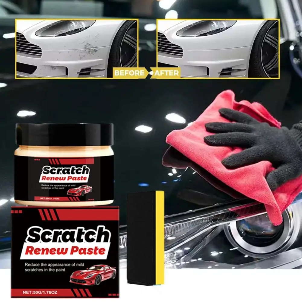 Car Scratch Remover - Professional Deep Cleaning Restorer | Time Saving Paint Light Scratch Remover Wax for Car for Polishi J3M4