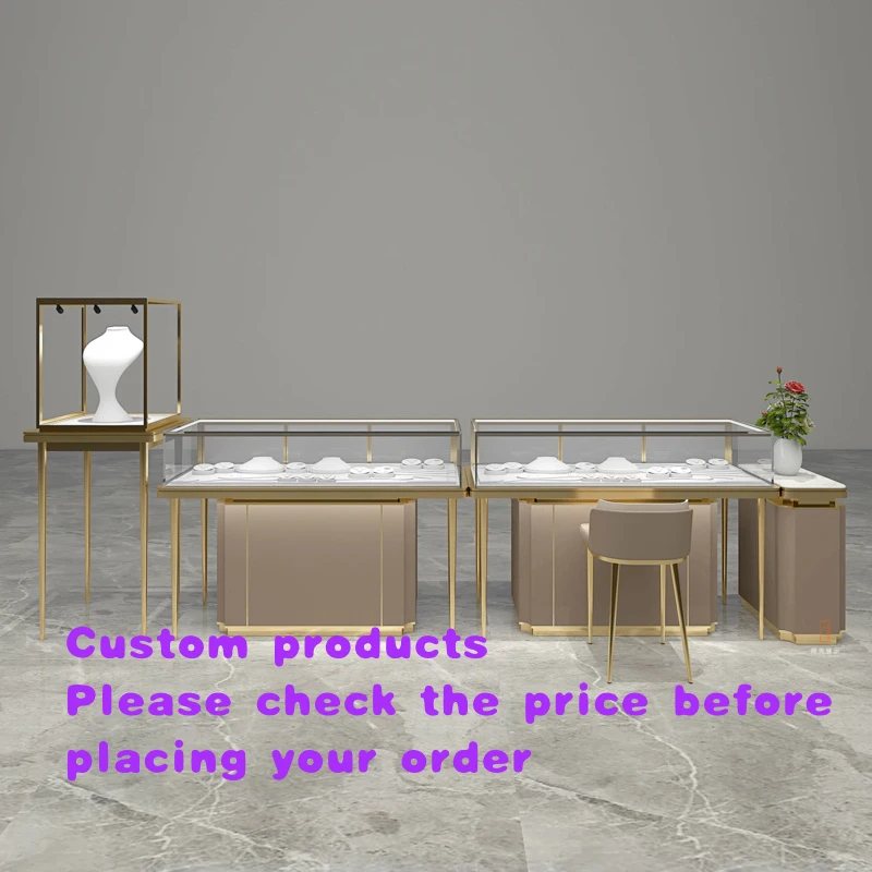 custom.Shang Liang Customizable Jewelry Display Cabinet Chocolate Fridge Design Stainless Steel New Trend Showcase
