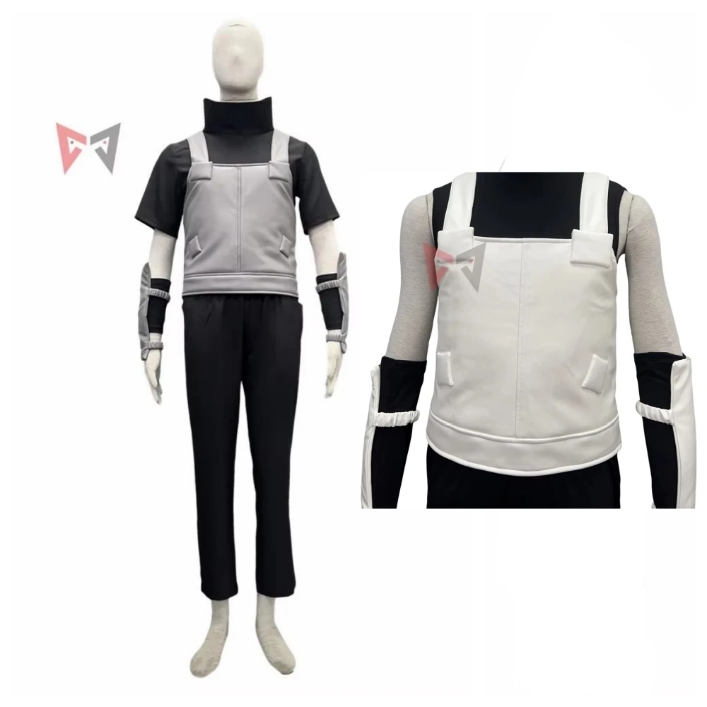 

New Ninja Anbu Cosplay Costume Vest Shirt Pants Gloves White Vest Gray Vest For Game Party Halloween Adult Plus Size