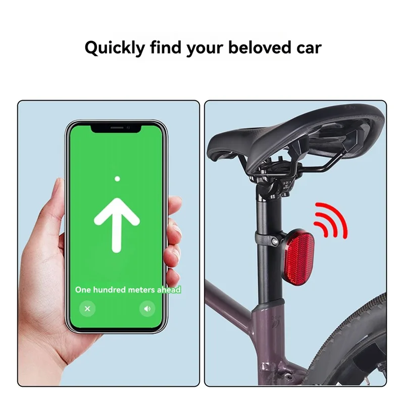 

RTSHE-велосипедное крепление для Airtag, противоугонный трекер, держатель отражателя, подседельный штырь для электрического велосипеда и скутера