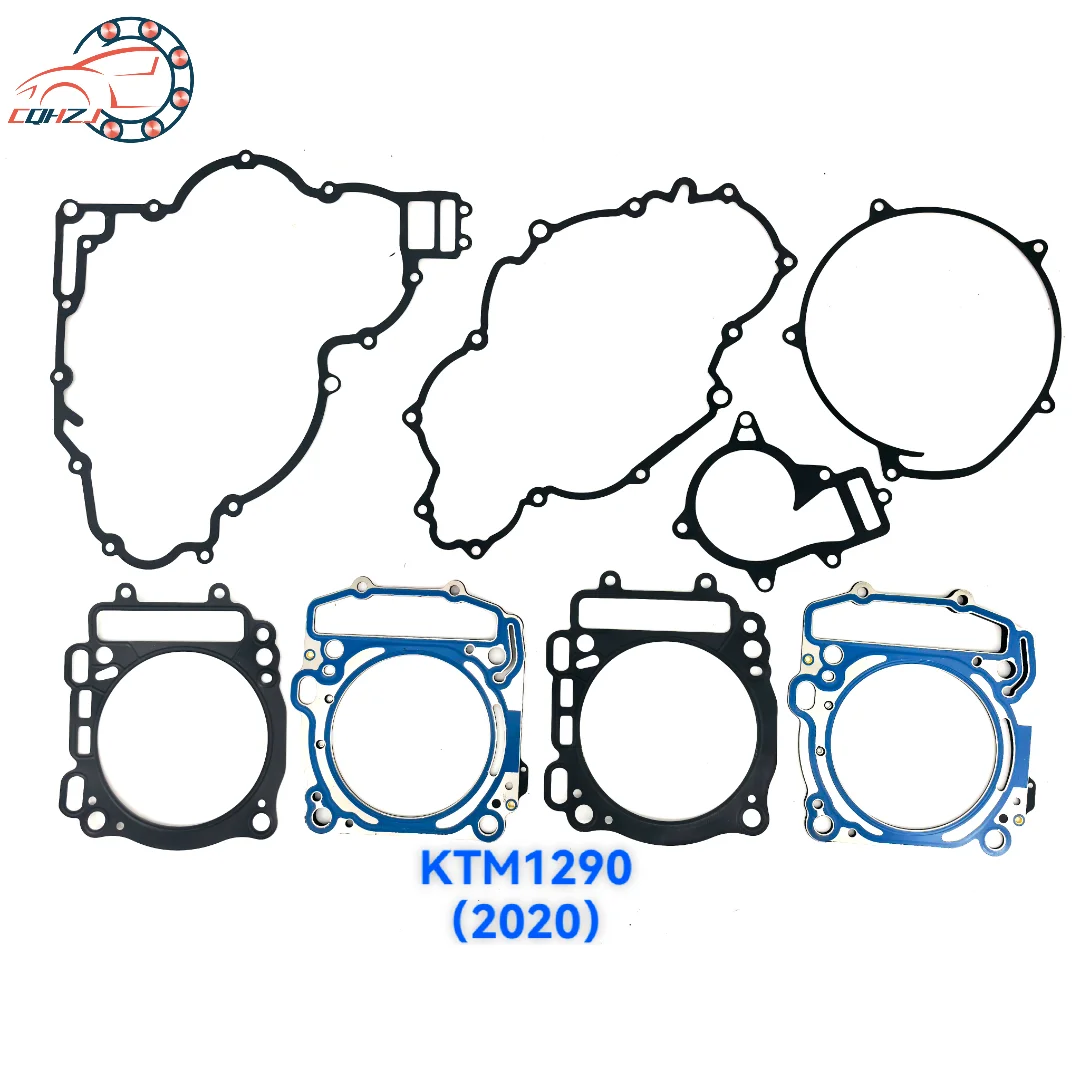 CQHZJ 2020 2021 Motorcycle Gasket Kit 1.1/0.9mm Thickness For KTM 1290 BRABUS 1300R KTMR2R SUPER ADV DUKE R 1050 Adventure