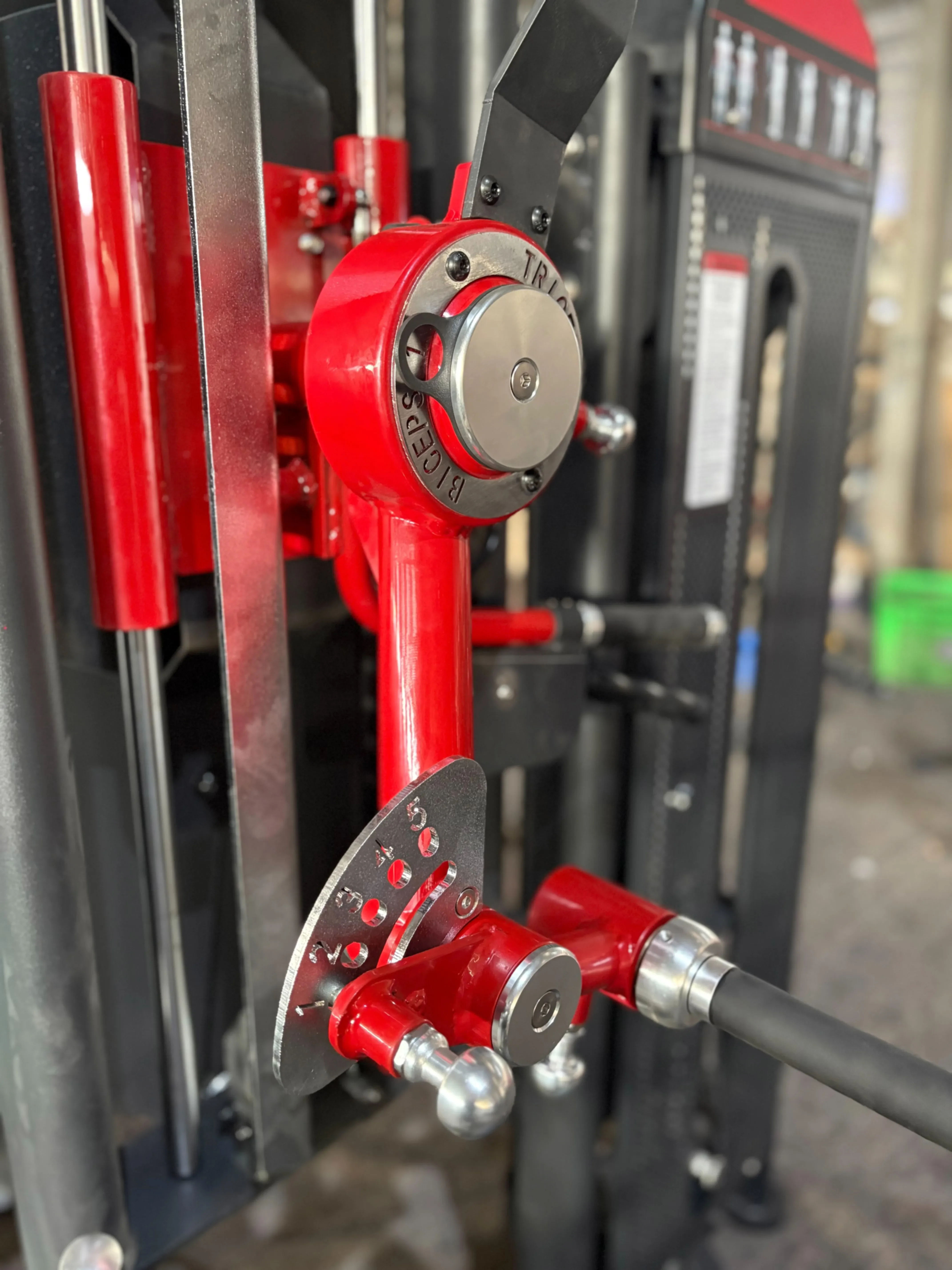 

Commercial Pin-Loaded Arm Workout Machine Dual Cable Multi-Function Gym Equipment For Biceps Triceps Shoulders Upper Body