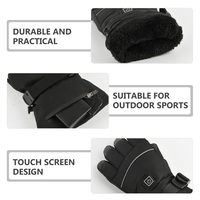 Heated Gloves Winter Warm for Men Women Motorcycle Fishing Hunting Work Touch Screen Durable Outdoor Camping Hiking Christmas