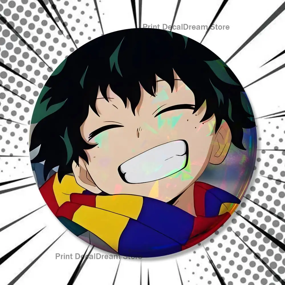 D-Deku M-MHA Broschen für Rucksack-Accessoires 25mm, 32mm, 48mm, 58mm, 75mm Runde Emaille-Pins Cartoon-Abzeichen – Detail 14