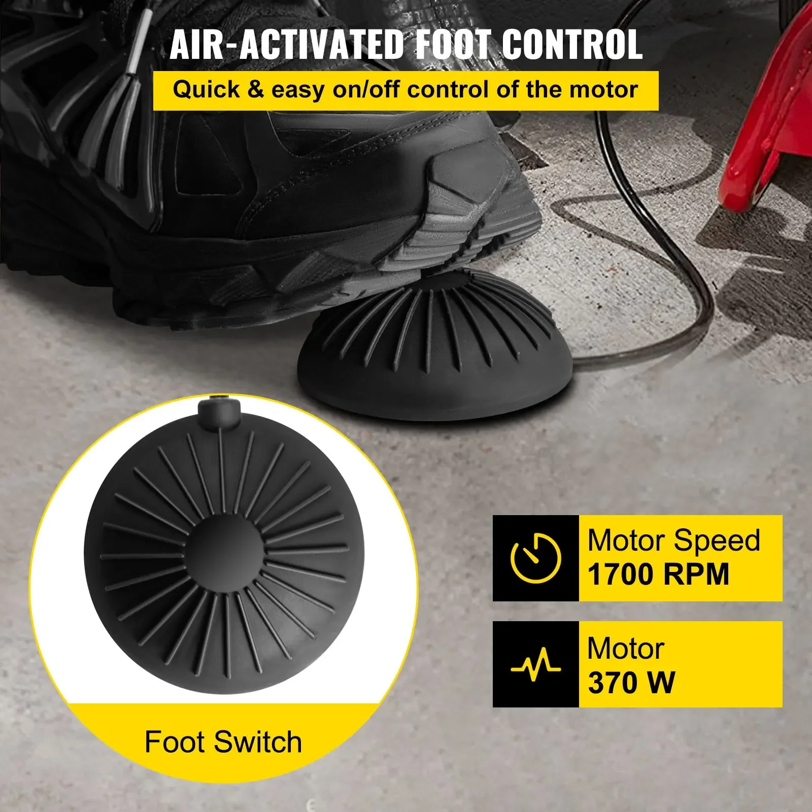 Electric Drain Cleaner Machine 75 Ft X 3/8 Inch Auto Feed for 1\