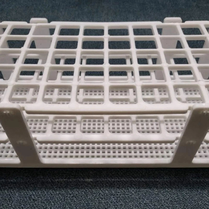 3 Pcs Plastic Test Tube Holders, 60 Holes, For 16 Mm Test Tubes, White, Detachable Lab Test Tube Rack Holder (60 Holes)