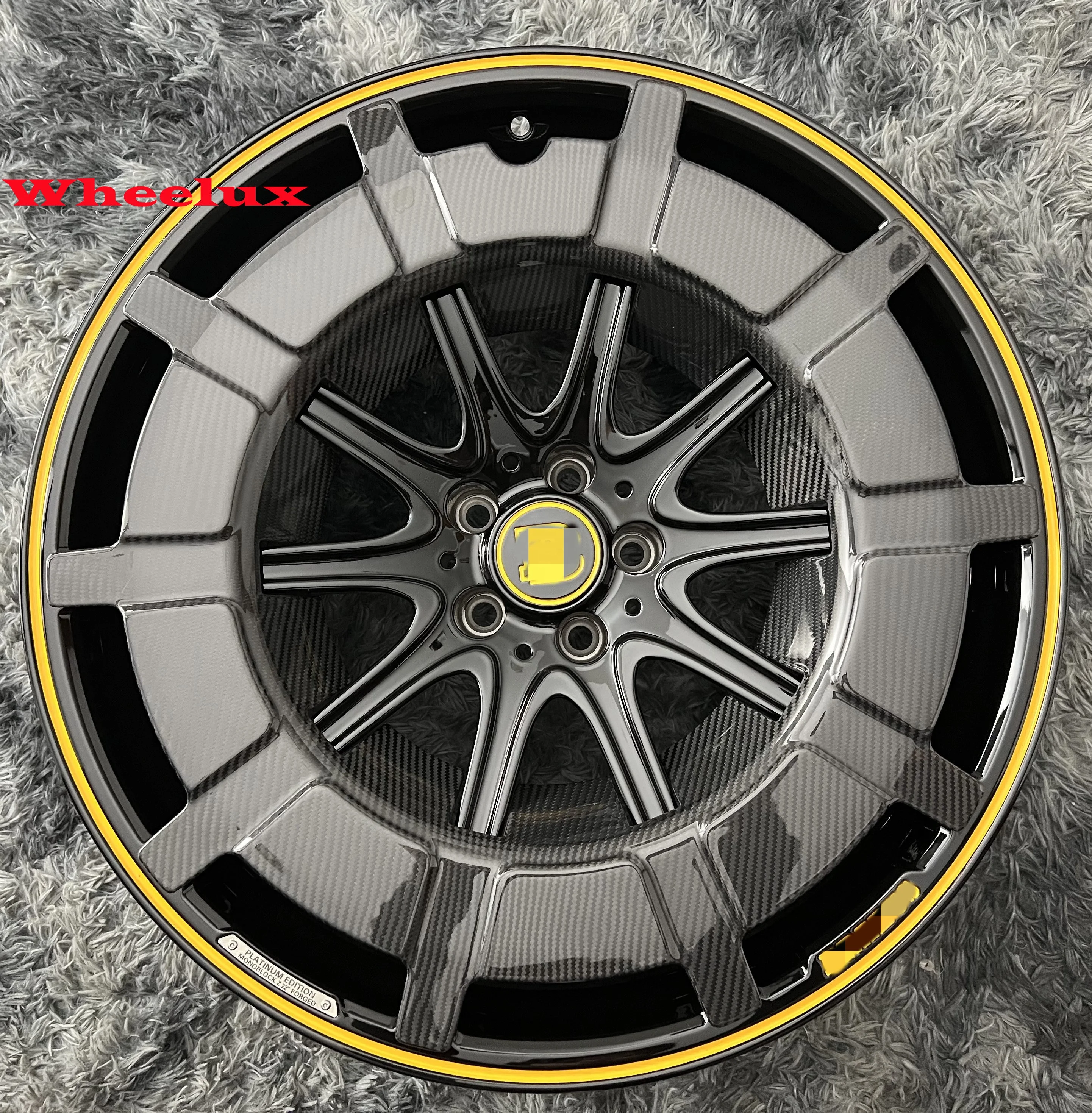 High quality 6061 T6 forged aluminium alloy carbon fiber 19 20 21 22 23 24inch car wheels For Mercedes Benz BRABUS G63 AMG G500