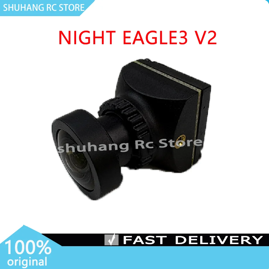 

HotSale NIGHT EAGLE3 V2 1500TVL NTSC/PAL 1/2.8"2MP Sensor Starlight Night Vision Camera For RC FPV Racing Drone Quadcopter Parts