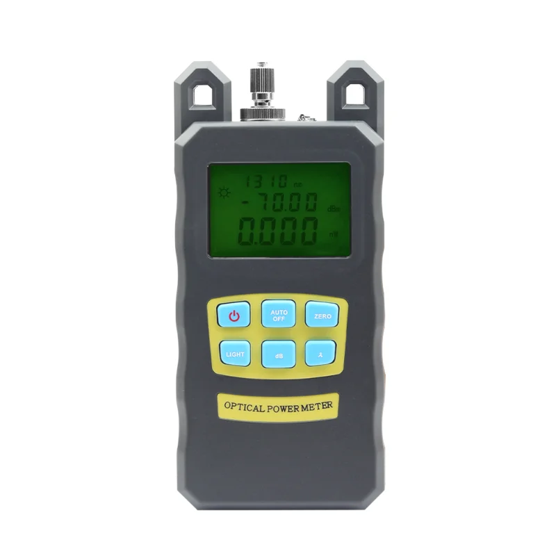 

Fiber Optic Power Meter Cold Connection High Precision Fault Tester Pigtail Jumper Optical Attenuation Detector FC/SC Head