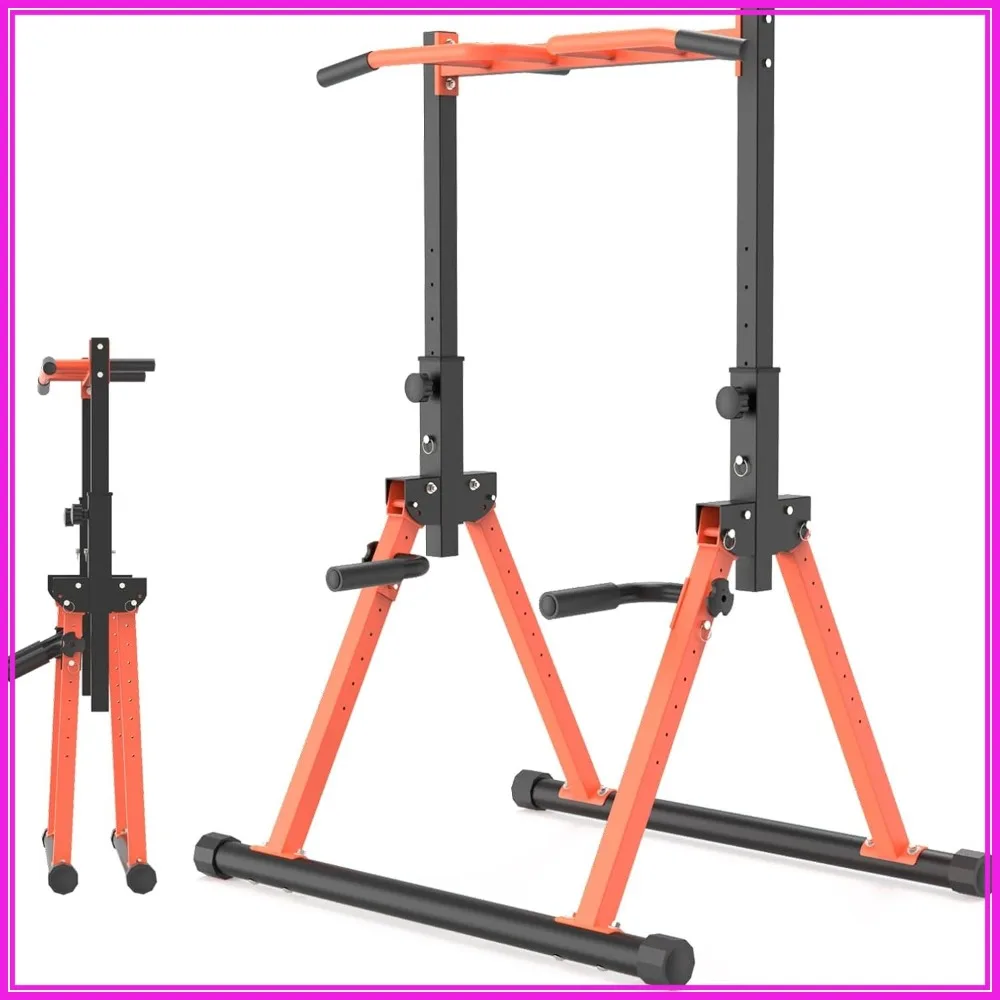 Pull Up Dip Station for Home Gym Strength Training Workout Station Chin-Ups Push-Ups 330LBS Capacity