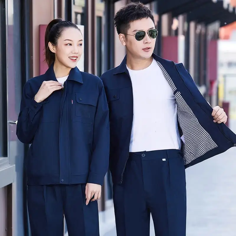 tenues-de-travail-en-coton-pur-a-double-couche-pour-hommes-et-femmes-resistantes-a-l'usure-pour-la-reparation-automobile-combinaisons-de-protection-automne-hiver