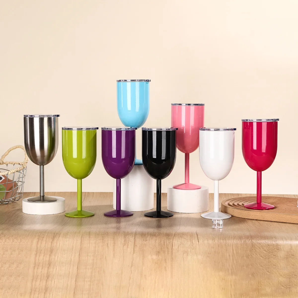 

Термокружка для вина из нержавеющей стали с высоким дном, герметичной крышкой и изоляцией, для мужчин, ударопрочная, для дома и бара