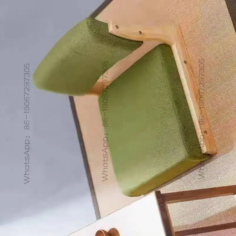 Xujun1105641611  Japanese-style Chair, Tatami Chair, Backrest Stool, Coffee Table, Solid Wood Legless Seat, Bay Window Chair