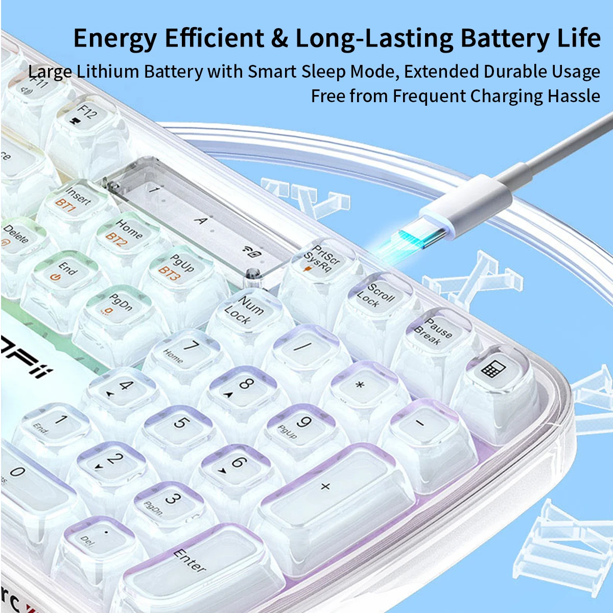 Tastiera a Membrana Trasparent - Keyboard Gaming Transparent recensione e prezzo