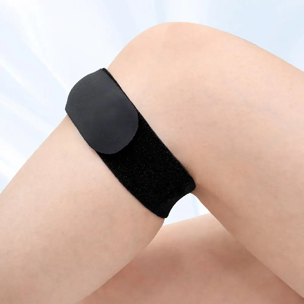 1 قطعة خفيفة الرضفة وتر الركبة الأشرطة مريحة حماية مفصل الركبة لتشغيل ألعاب كرة اللياقة البدنية الرياضة دعامة الركبة ﻿