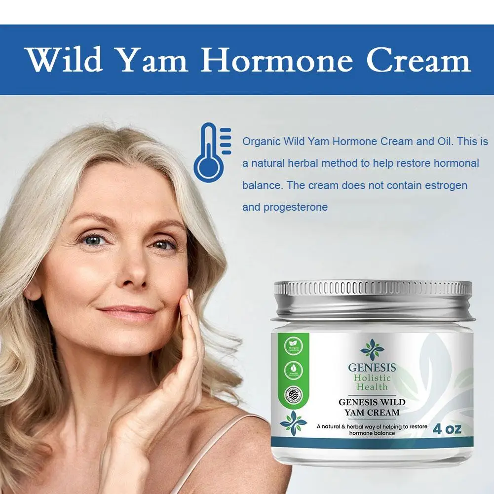 Wilde Yam Hormoon Cream Hormoon Recovery Cream Antispasmodische Verlichten Menstruatiekrampen Misselijkheid Lichaamsverzorging Schoonheid Gezondheid