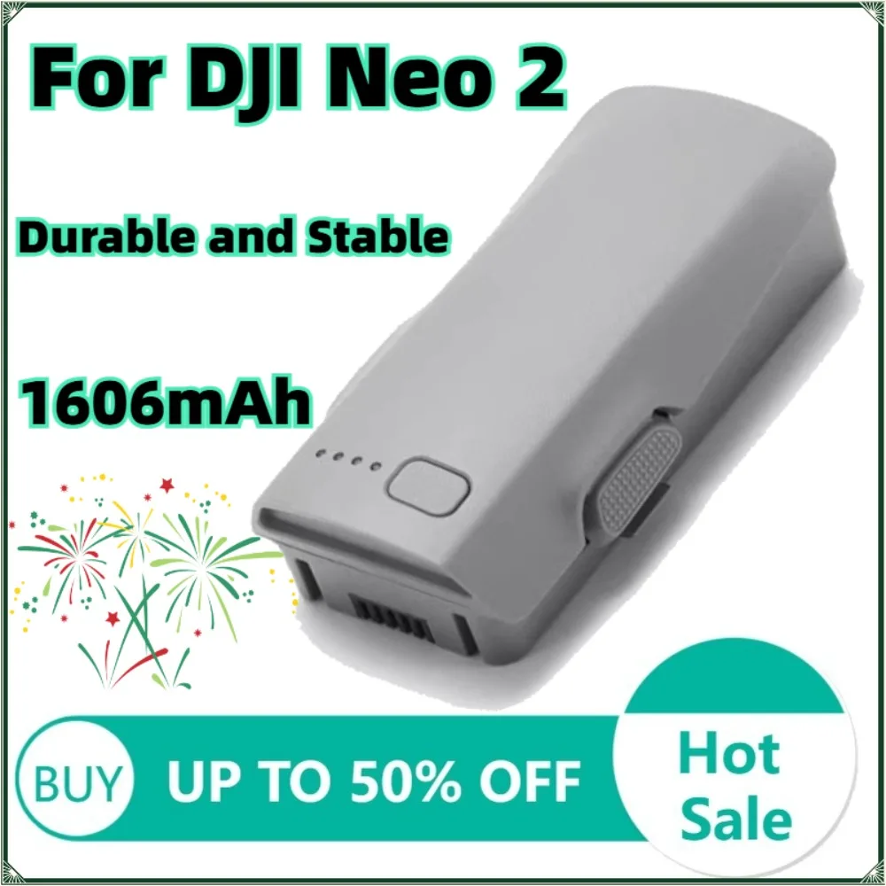 

For DJI Neo 2 Intelligent Flight Battery 19 minutes of flight time Neo Two Battery Capacity: 1606 mAh