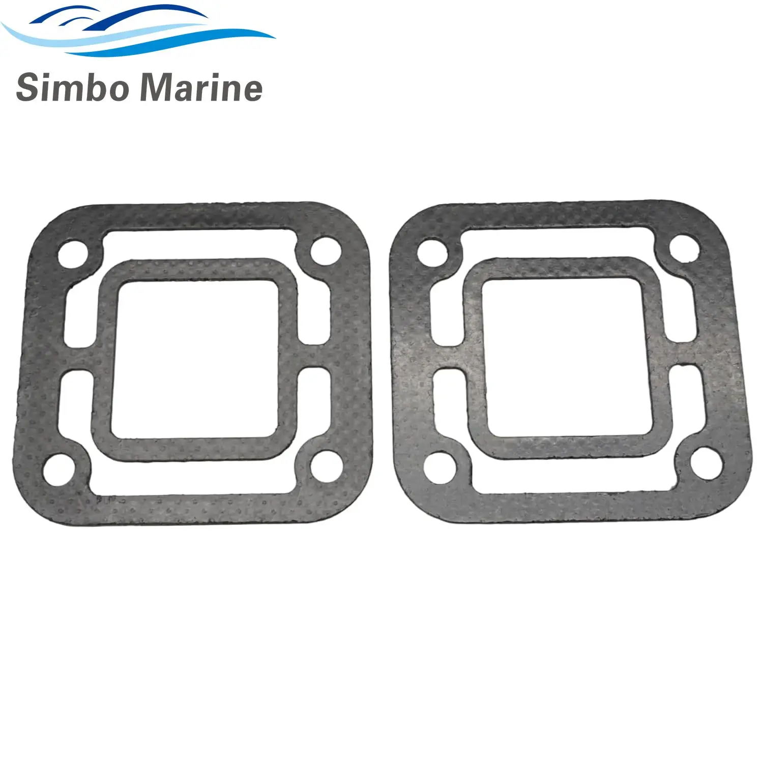 2PCS Exhaust Elbow Gasket for Volvo 3850495 OMC 908013 Stern Drive 3.0L GS GL GLM GLP GSM GSP 33770 9-65100 18-2875