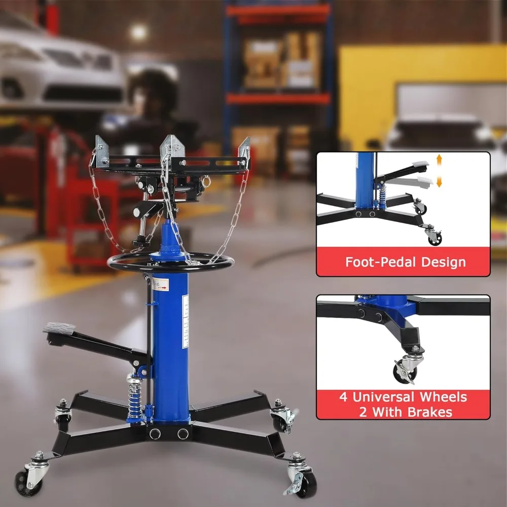 رافعة تلسكوبية هيدروليكية سعة 1322 رطلًا، نطاق الرفع 33.5-69، مضخة القدم، سرج الميل، ربطة سلسلة