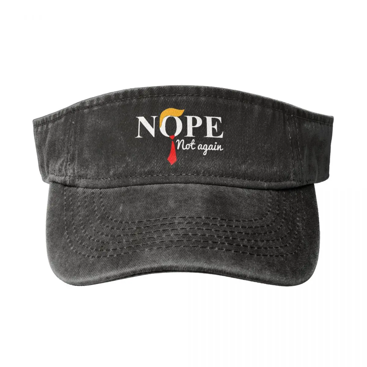 

Nope Not Again Empty Top Baseball Sun Cap Summer Adjustable Baseball Cap