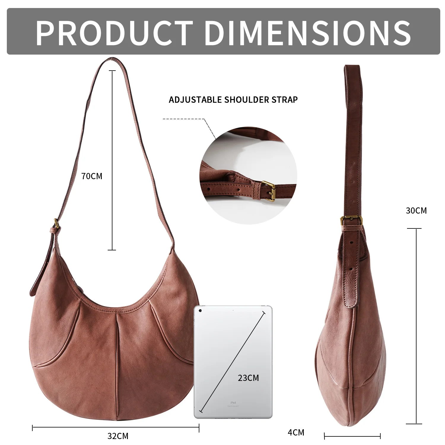 Borsa a tracolla in vera pelle da donna di lusso ANGENGRUI borsa a tracolla giapponese Casual di Design di moda di grande capacità