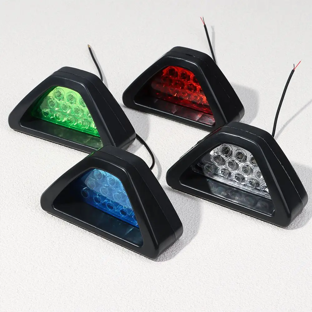 Tail Sporty F1 Style Triangle Brake Signal Lamp Rear Fog Light Third Brake Lamp Stop Light