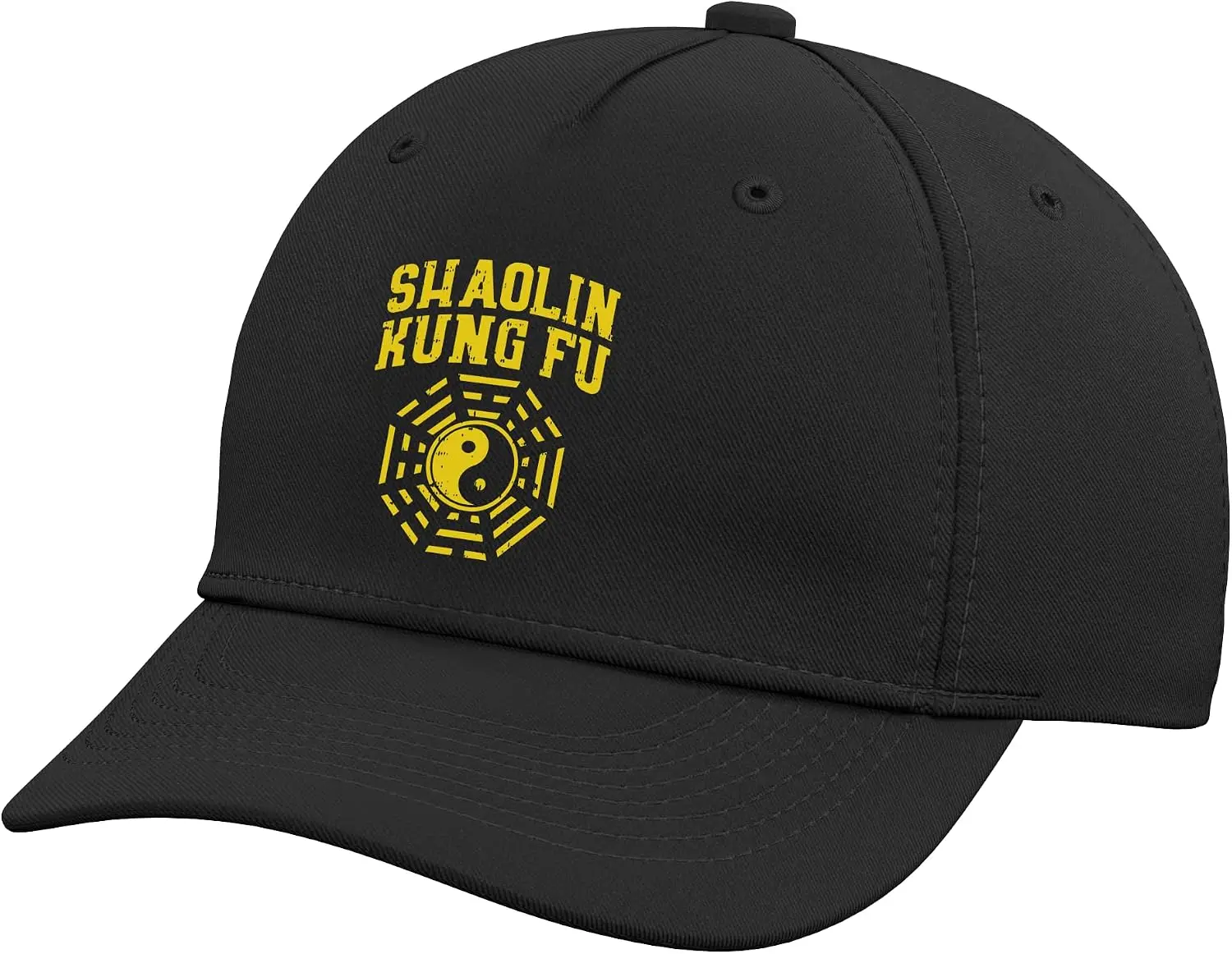 Shaolin Kung Fu Ying Yang Symbol Chinese Martial Arts Gift Adjustable Baseball Hat Unisex Adult Yp Classics Retro Snapback Cap