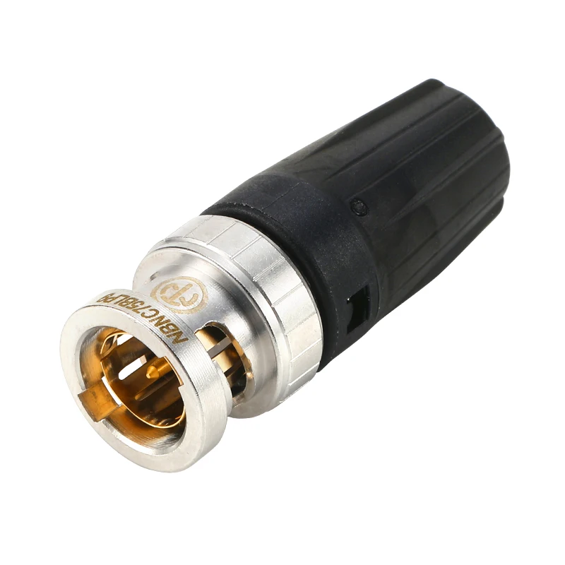 

Neutrik 75Ω HD BNC Crimping Plug NBNC75BLP7 / NBNC75BLP9 / NBNC75BTU11 / NBNC75BYY11 HDTV / DVD TWIST Q9 BNC Cable Connector