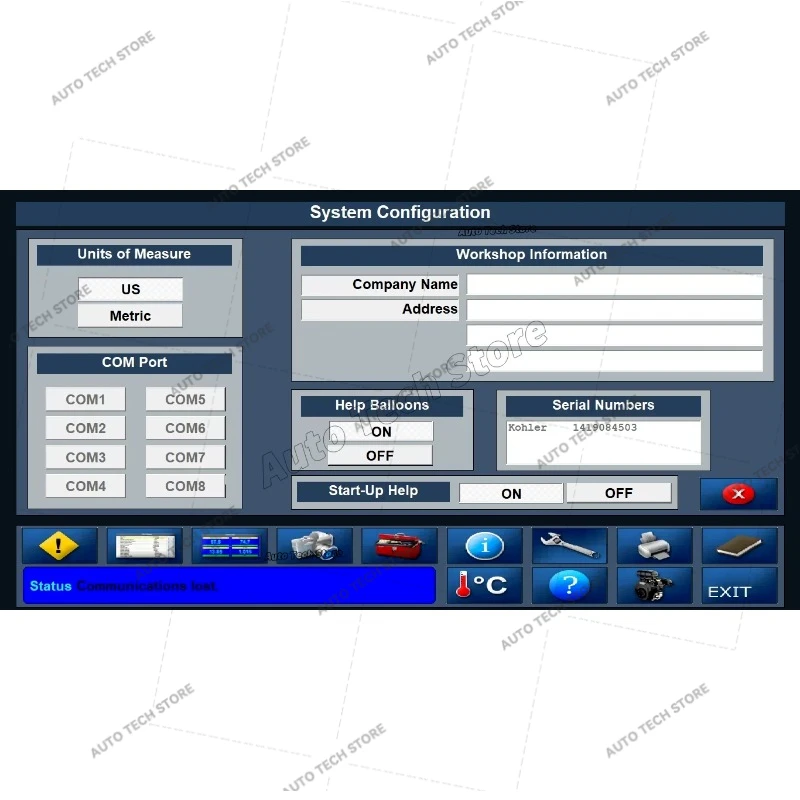 For KOHLER EFI DIAGNOSTIC SYSTEM 2.11.0013 CV & CH EFI car Engines diagnostic functions Engines Software