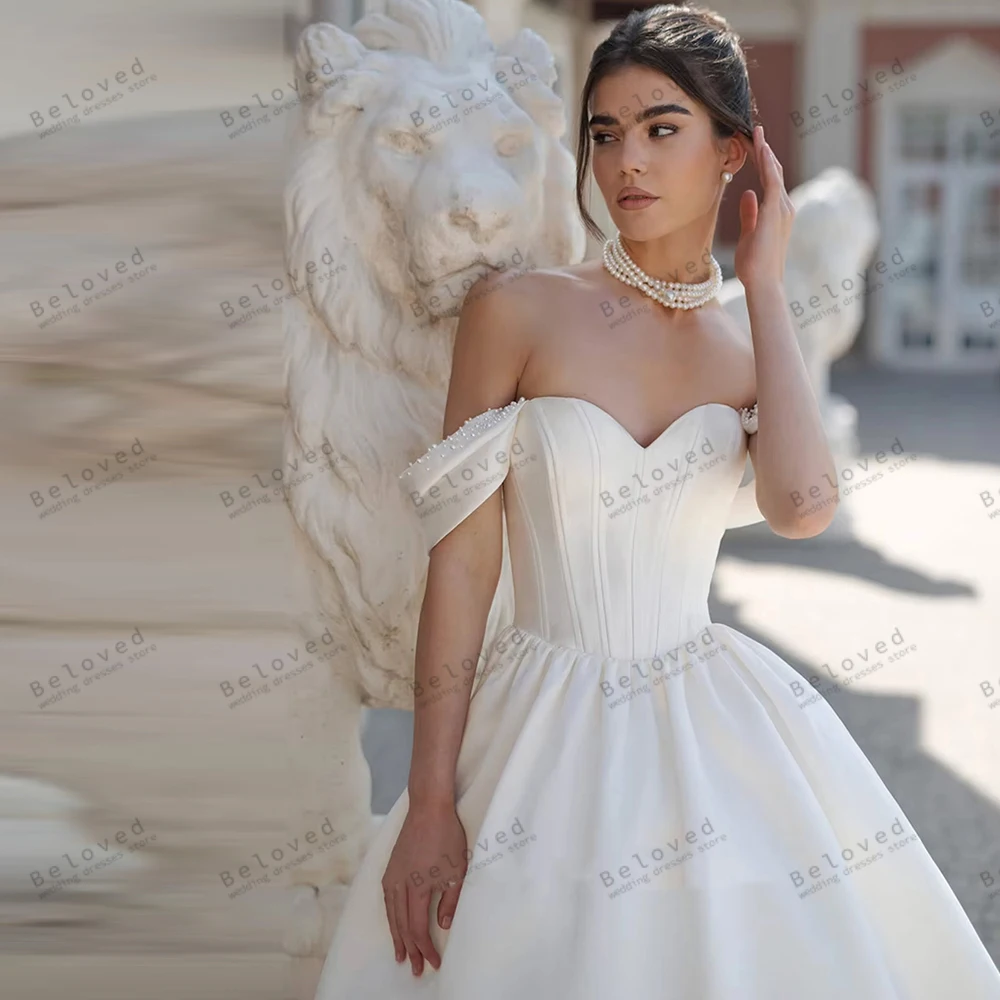 Elegant Wedding Dresses Charming Bridal Gowns Off The Shoulder Robes For Formal Party Graceful Vestidos De Novia Customized 2026