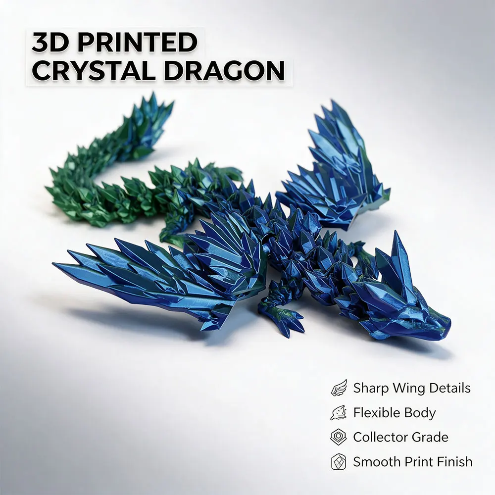 3D Printed Dragon Egg Rotatable Articulated 3D Printed Snake Creative Kid Interaction Toys Living Room Decoration Statue Gifts
