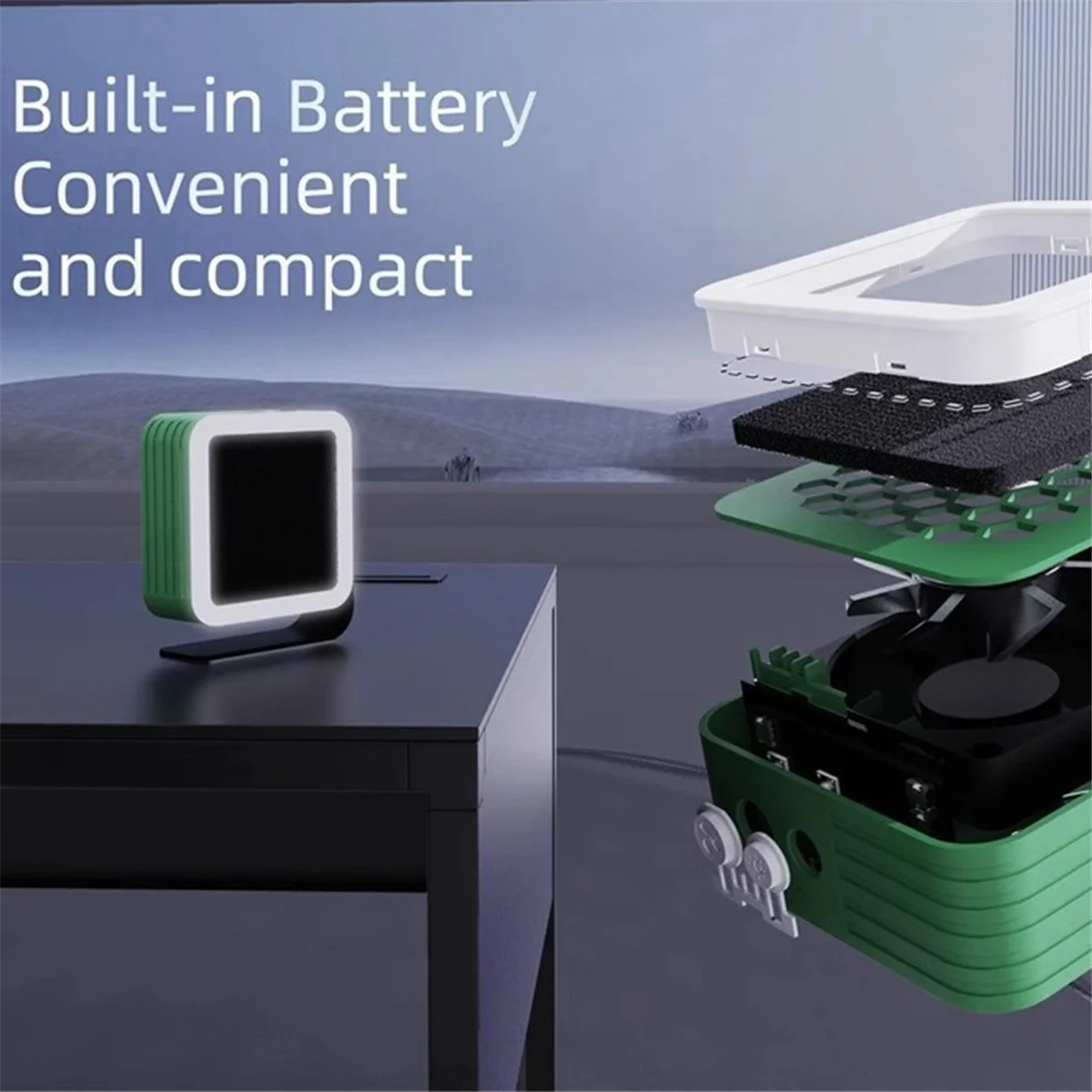 Fan Smoke Extractor Cooling Fan with Lighting Function for Mobile Phone Motherboard Welding Repair Cooling Fan  -T44C