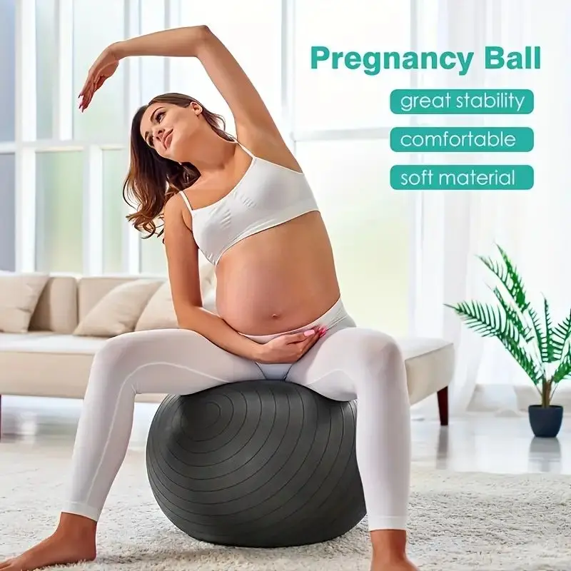 65CM PVC Fitness Balls Yoga Ball Thickened Explosion-proof Exercise Home Gym Pilates Equipment Balance Ball