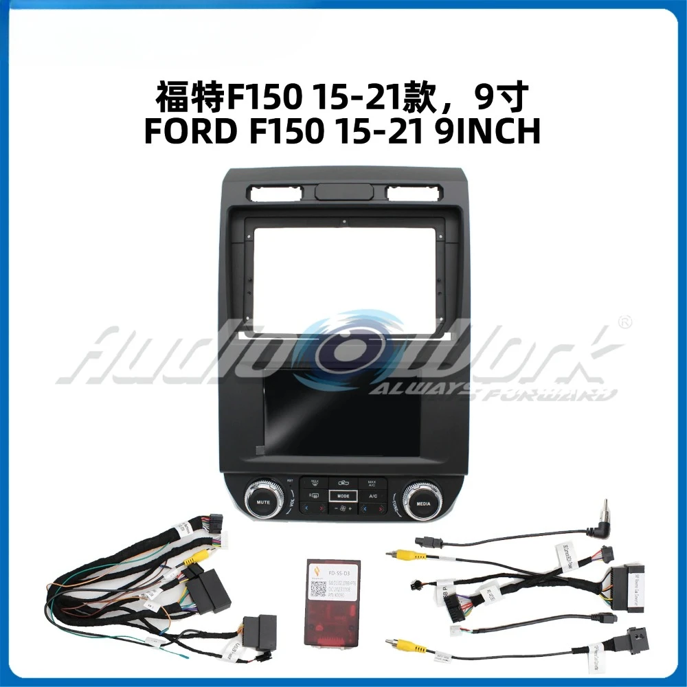 9 Inch For 2015-2021 FORD F150  FRAME Car Radio Stereo GPS MP5 Android Player 2 Din Fascias Panel DashBoard Frame Cover