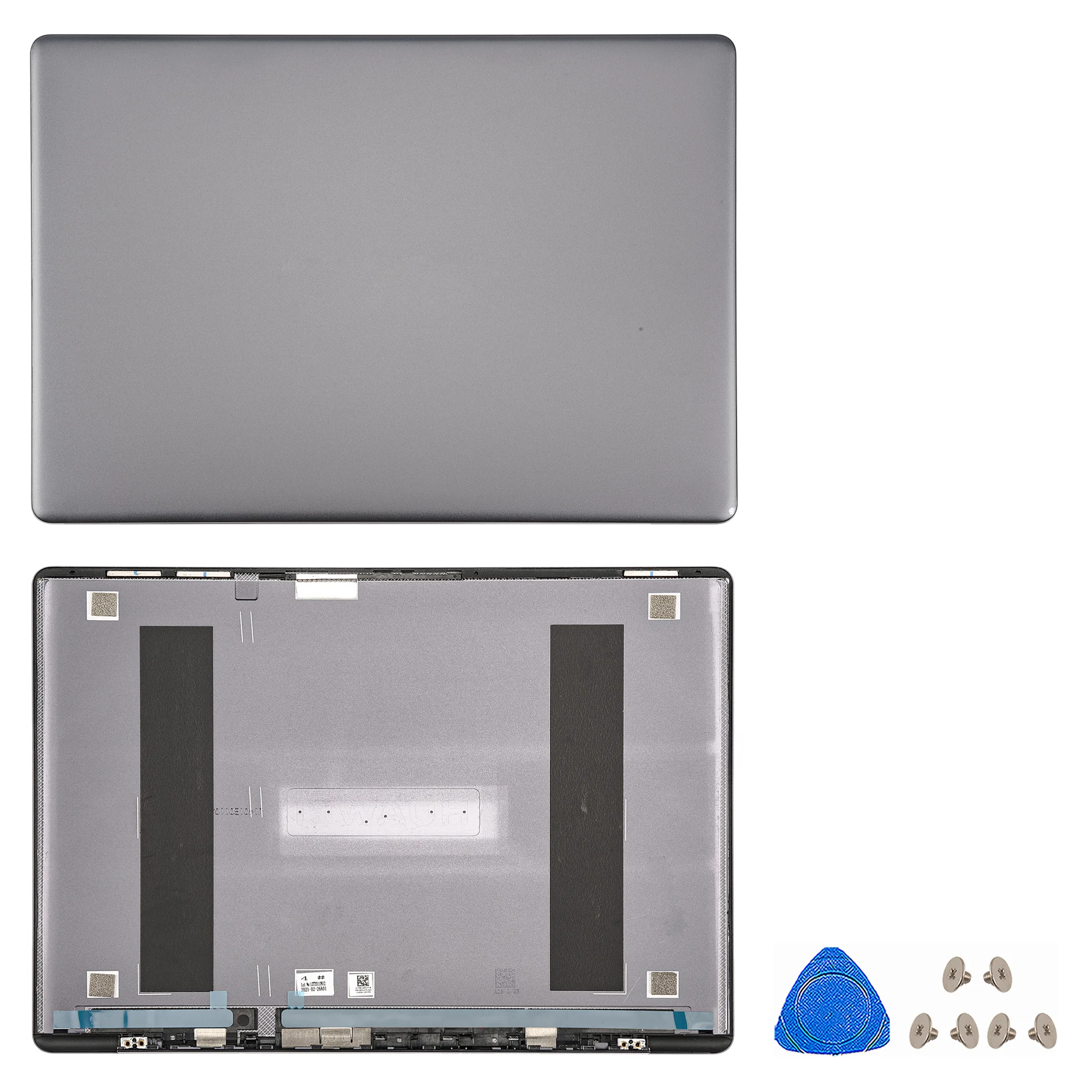 NEW Laptop LCD Back Cover/Palmrest/Bottom Case For Huawei MateBook13 WRTD-WDH9 HNL-WFQ9 HNL-WFP9 Gray Computer Case