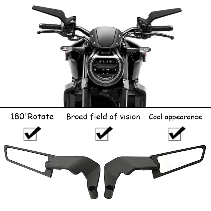 

Новое для BMW S1000R F900R F900XR G310R G310GS C400X C400GT, всесезонное зеркало для мотоцикла, боковое зеркало заднего вида с ветровым крылом