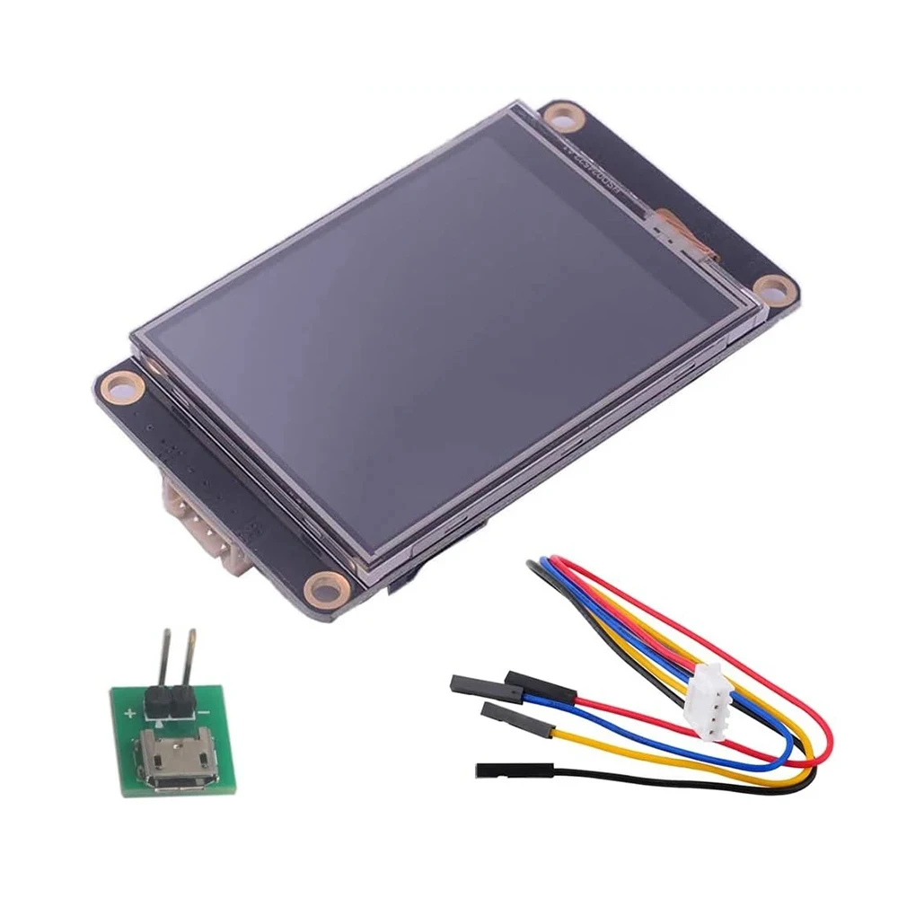 Nextion Enhanced 2.4/2.8/3.2/3.5/5 inch HMI Display Resistive Touch Screen 5V TFT LCD 320x240 for Arduino ESP32 Board NX3224K024