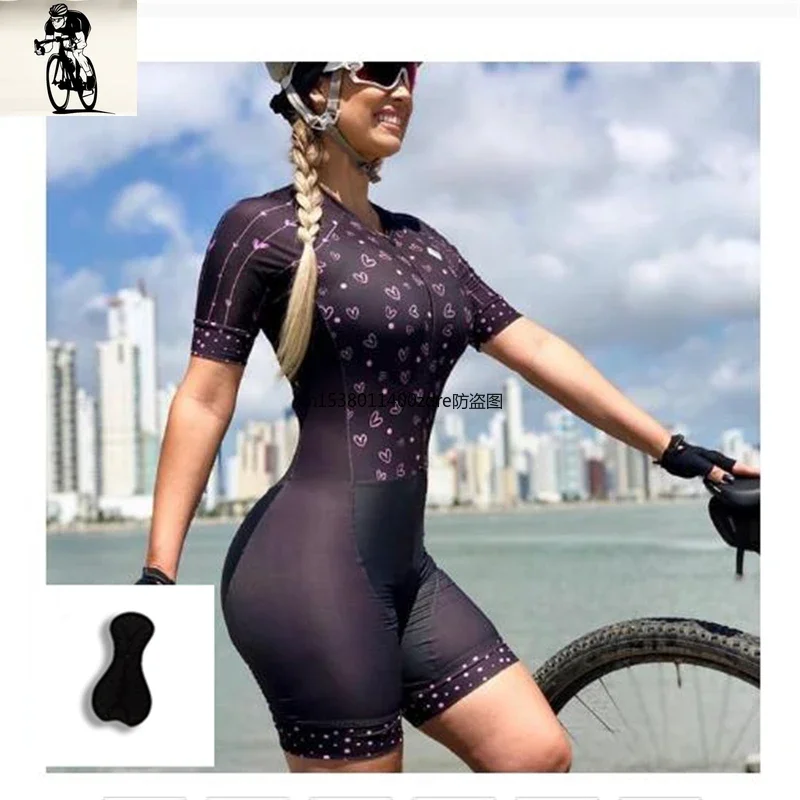 2025 New Oem Custom Breathable Sublimation Professional Cycling Clothing One Piece Suit Cool Womens Wetsuit Triathlon Jumpsuit