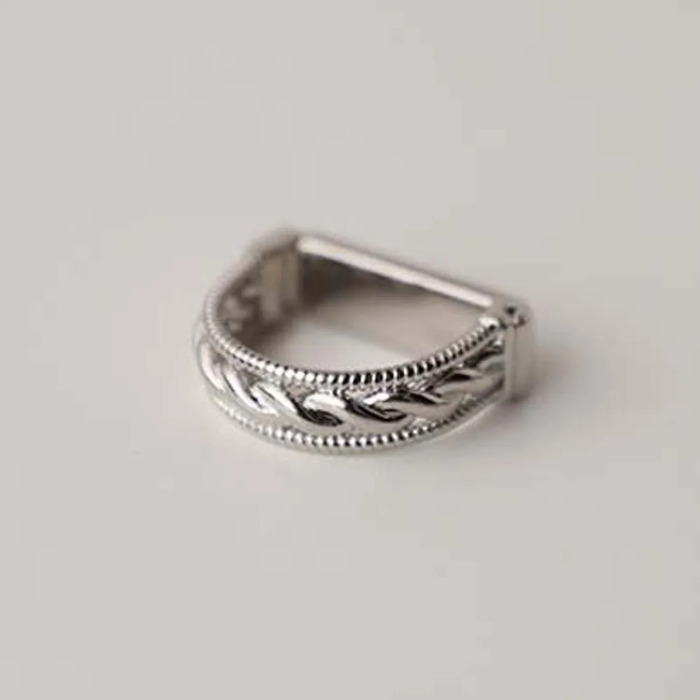 Fashion Alloy D-shaped Tie Buckle Cuff Links Mini Twists Tie Clip Shirt Tie Pin Golden Tie Knot Fixation Gift for Him