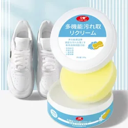 다용도 클리너 White Shoes Cleaning Cream  Effectively Dissolves Dirt  Shoes Whitening All-Purpose Cleansing Cream With Wipe Sponge