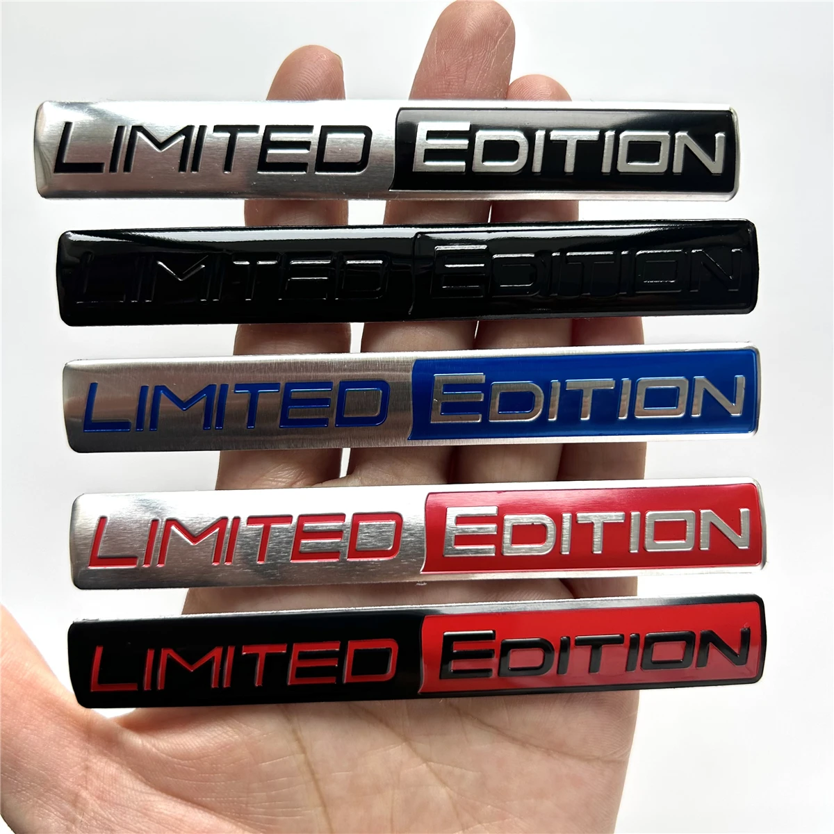 Limited Edition Emblem 3D Aluminum alloy Badges Decal Sticker Auto Racing Sport Emblem for Rear Trunk Side Fender Car Motorcycle