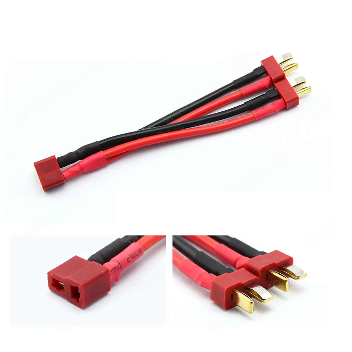 T-Plug (Deans Style) w/ EasyGrip Ridges Parallel Battery Connector / Adapter