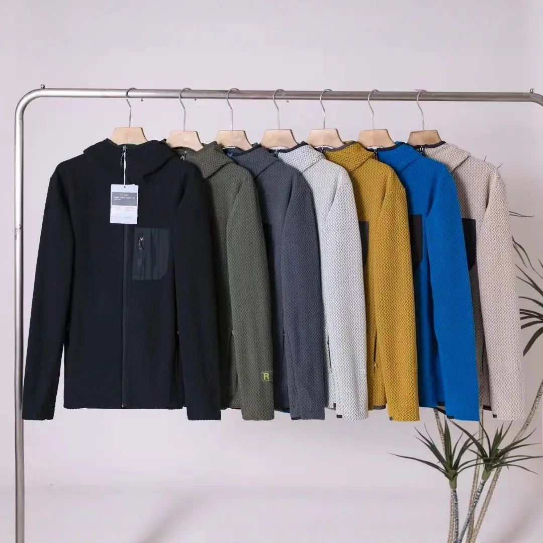 vetements-d'exterieur-pour-couple-randonnee-streetwear-quotidien-unisexe-veste-a-capuche-en-polaire-a-texture-ondulee-legere-thermique-a-fermeture-eclair-integrale-decontractee