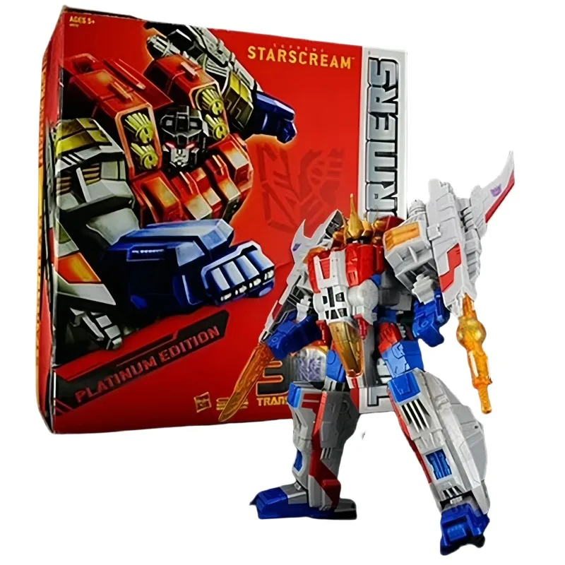 In Stock Transformers Series Toys Limited Platinum Version Fearless Starscream Model Action Figure Hobby Collection Holiday Gift